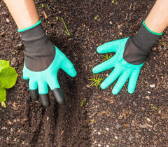 708004 Gants de jardinage avec griffes en plastique ABS pour creuser