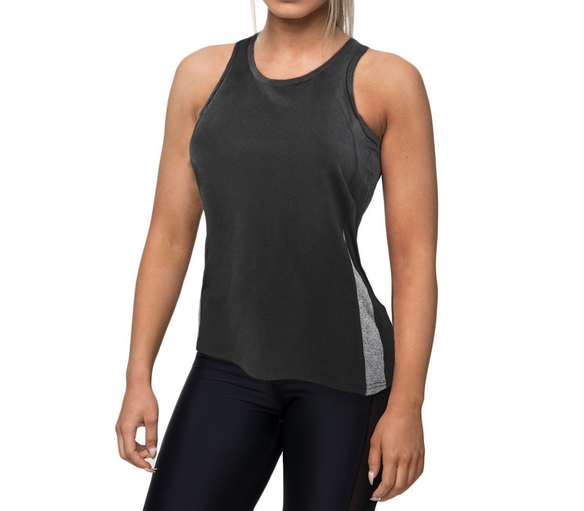 KZ-353  t-shirt de sport running pour femme en tissu respirant en deux couleurs