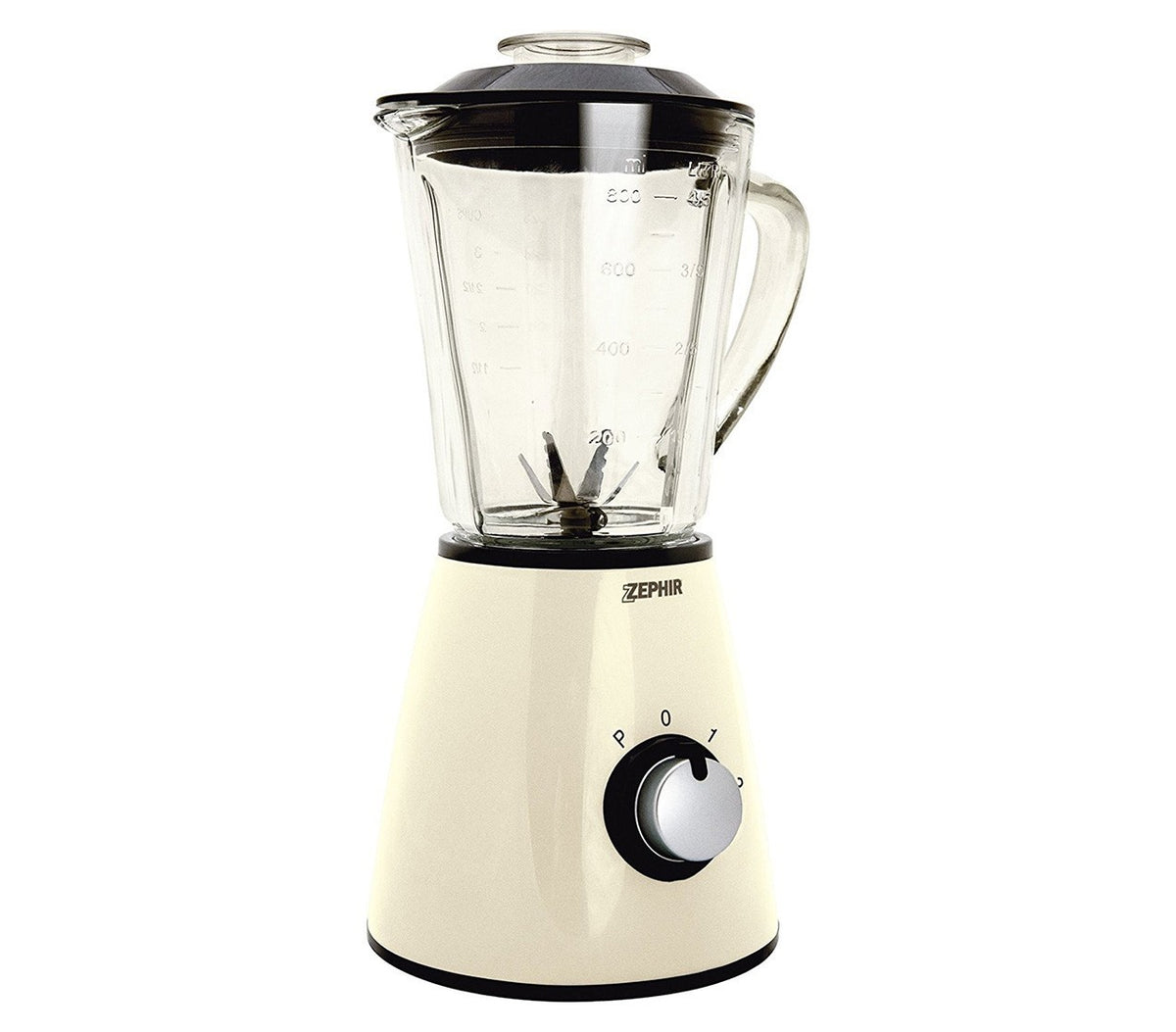 ZHC489 Blender électrique vintage ZEPHIR bol en verre 1 litre 500 watts