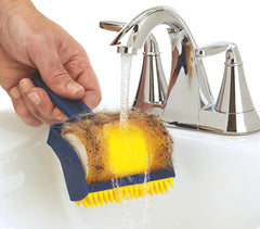 289440 Brosse à rouleau lavable 2 en 1 pour enlever les poils et les débris
