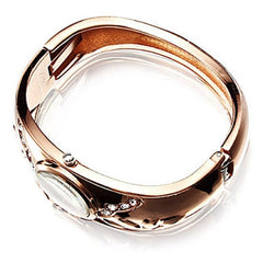 Montre bracelet doré et bronze - femme et fille bronze - Mod Viena