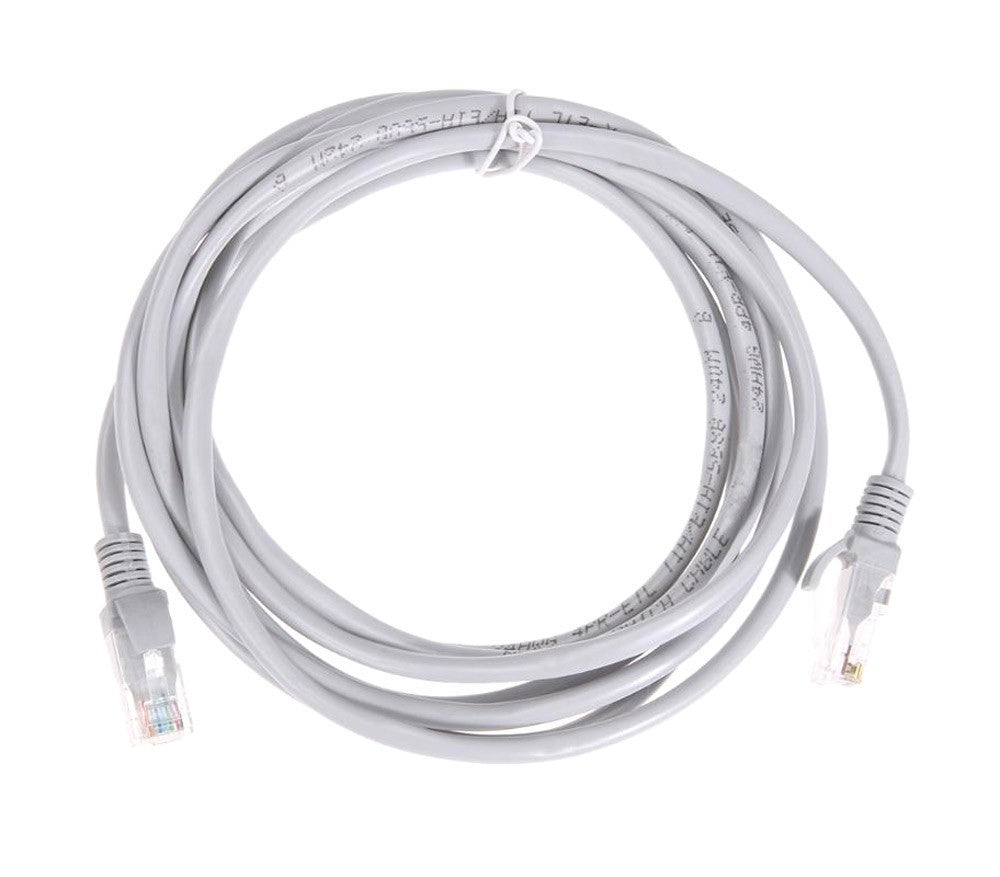 045384 Câble Ethernet 3 m LAN CAT6 blindé avec contacts dorés 10 Gps