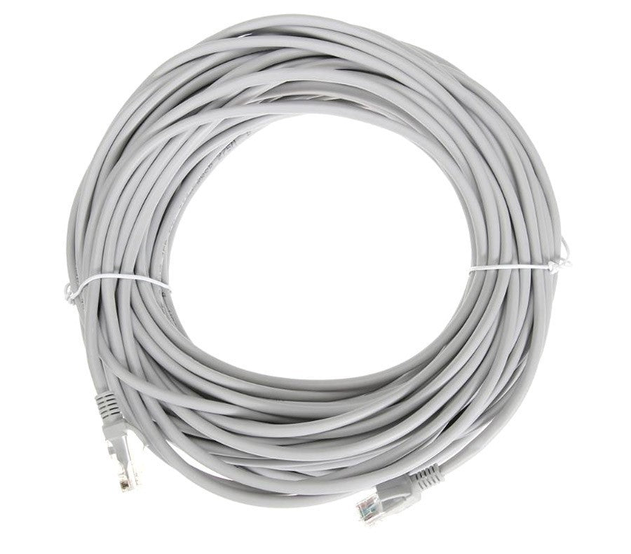 045438 Câble Ethernet 20 m LAN CAT6 blindé avec contacts dorés 10 Gps