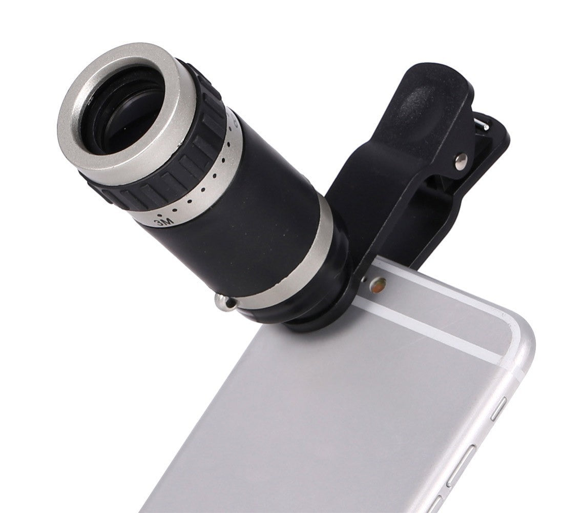 011341 Téléobjectif TECHMADE pour smartphone zoom 8x focalisation manuel