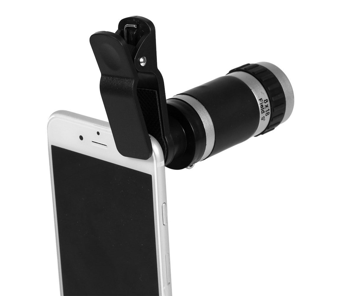 011341 Téléobjectif TECHMADE pour smartphone zoom 8x focalisation manuel