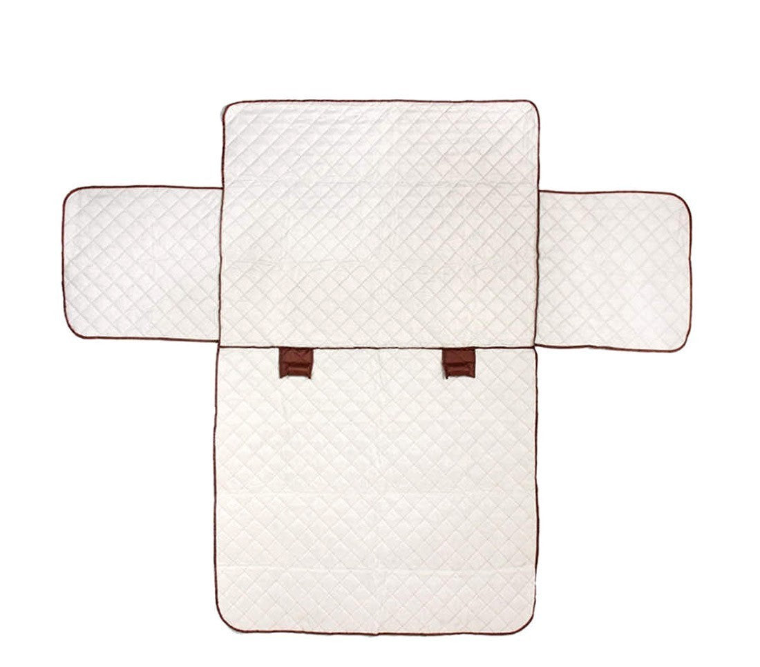 Protège-fauteuil 1 place matelassé double face imperméable anti-tâches 70x170 cm