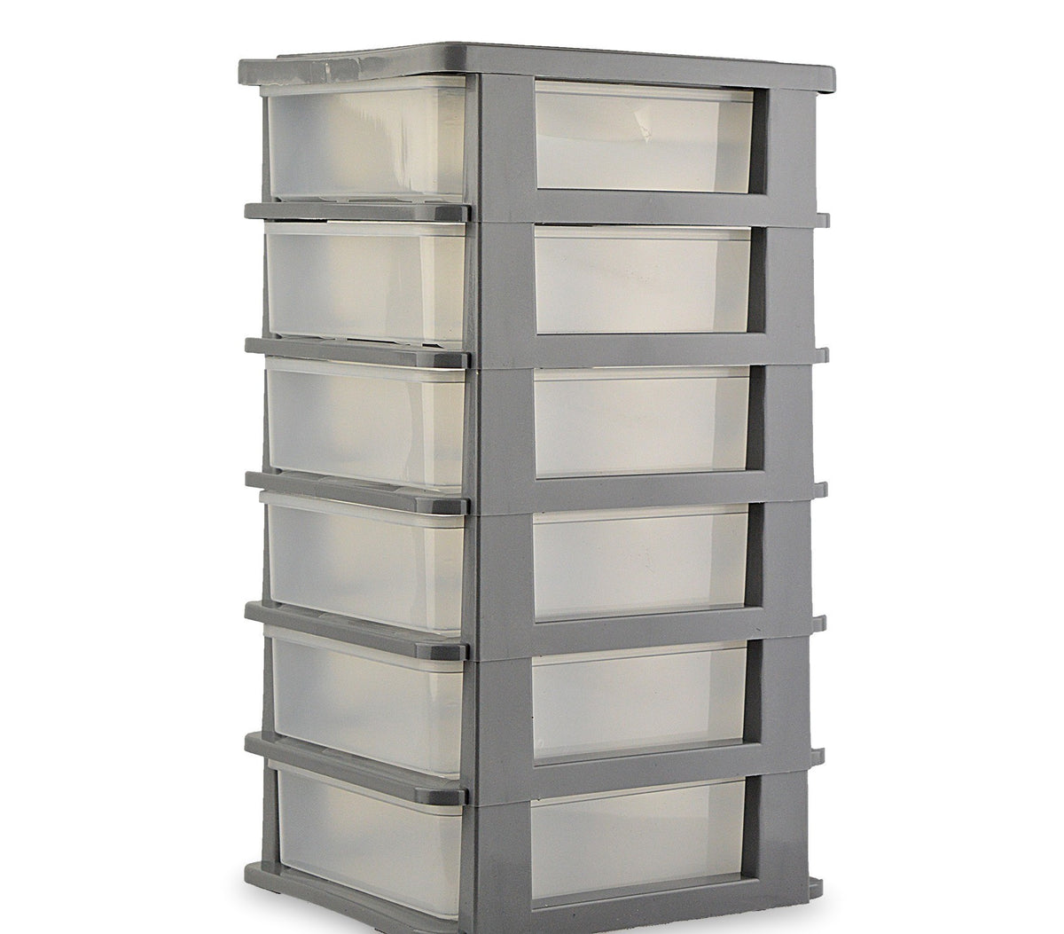 195864 Tour de rangement multiusage BOXIN en plastique 6 tiroirs 15 x 19 x 31 cm