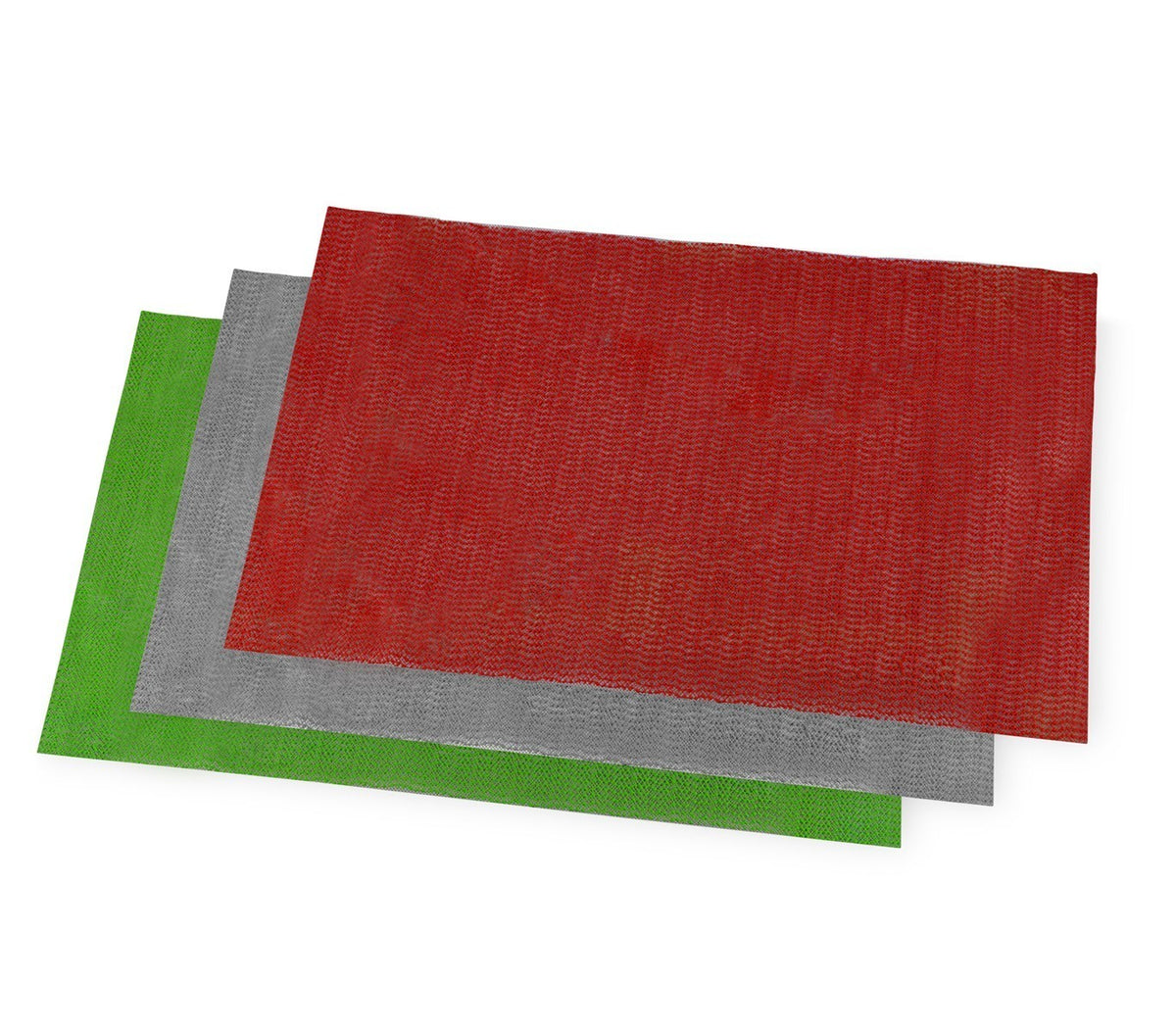 Lot de 3 tapis multiusage antibactérien texture tressé 50 x 30 cm découpable