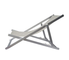transat pliant 3 positions aluminium modèle SOVERATO en textilène