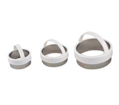 214282 Lot de 3 coupe-pâtes WelkHome idéal aussi pour les biscuits et raviolis