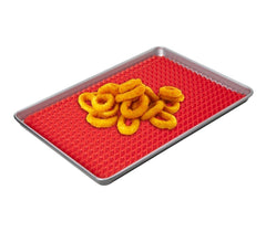 878867 Tapis de cuisson texture pyramide en silicone pour cuisson saine au four