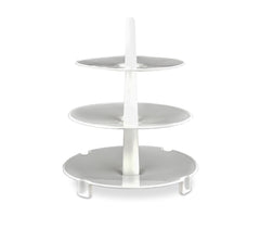 296158 Serviteur à 3 étages pour snacks et gâteaux cupcakes BIG CHEF 27 x 22 cm