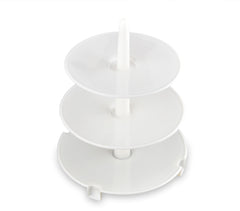 296158 Serviteur à 3 étages pour snacks et gâteaux cupcakes BIG CHEF 27 x 22 cm