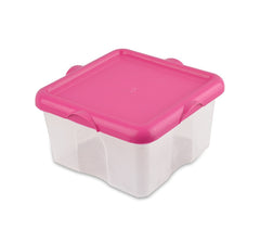 073896 Lot de 6 boîtes en plastique FRESH BOX avec couvercle hermétique