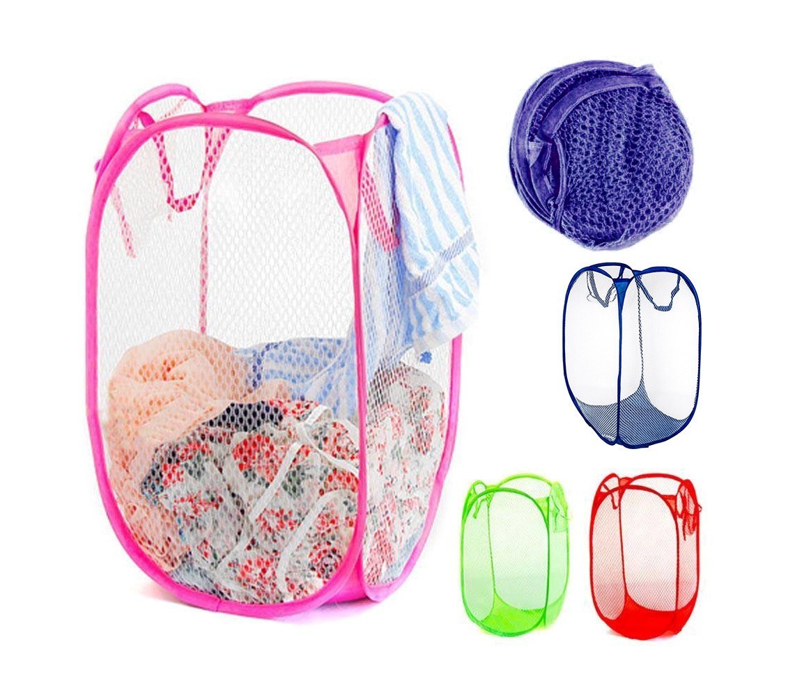 332474 Panier à linge pliable LANDY système pop-up 75 x 40 cm