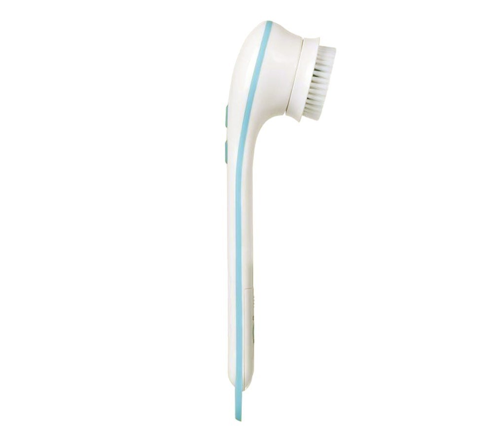 Brosse de massage souple 5 en 1 avec piles DOCCIA SPA à manche spéciale dos 