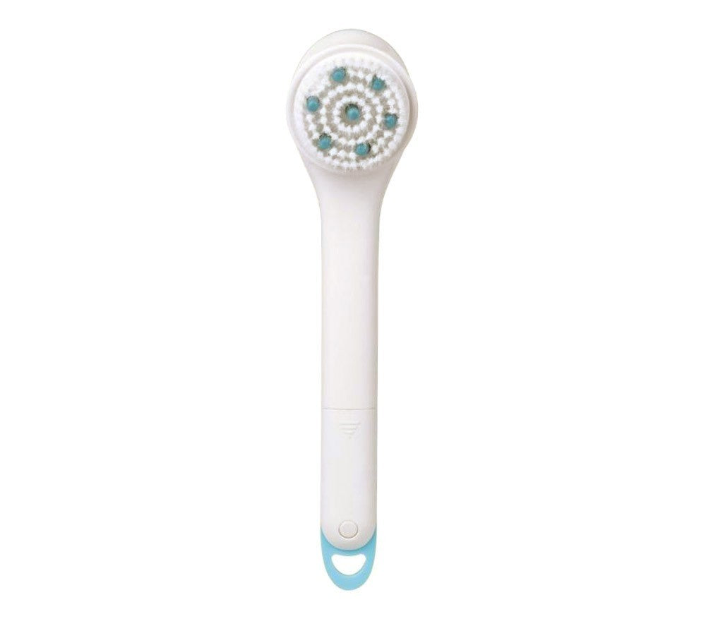Brosse de massage souple 5 en 1 avec piles DOCCIA SPA à manche spéciale dos 