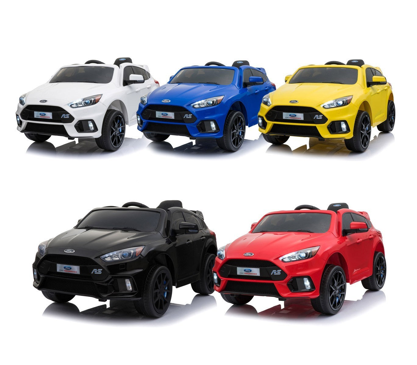 B81324 Voiture électrique enfants Suv FORD FOCUS RS siège cuir 12V télécommandée