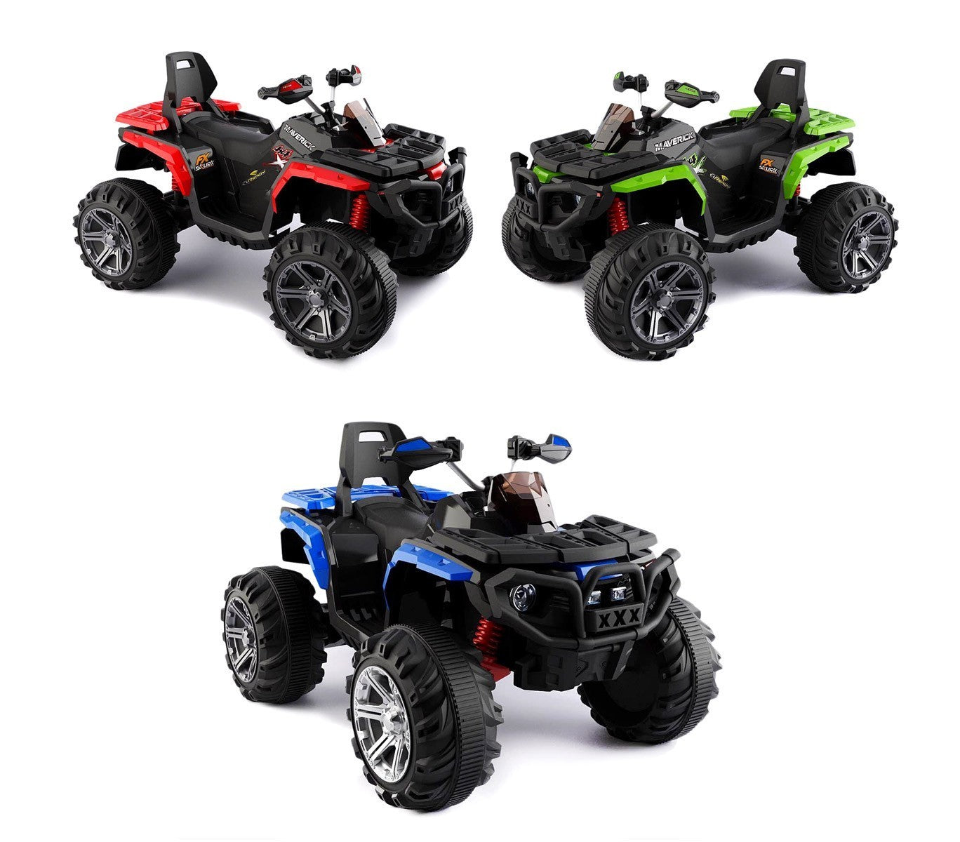 B83562 Quad électrique pour enfant PASSION ATV moto MONSTER MP3 4 amortisseurs
