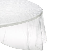 303016 Nappe ronde toile cirée PVC diamètre 175 cm imperméable et transparente