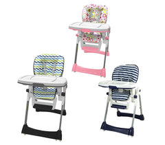 BG-89 Chaise haute bébé Capri NUNU' hauteur réglable inclinable assise souple
