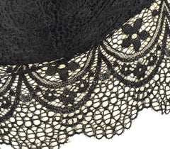 H857 Ensemble sexy SAMANTHA Soutien-gorge à brides et culotte en dentelle brodée
