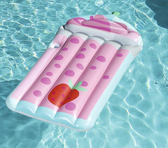 44037 Matelas boisson tropicale 190 x 99 cm avec poignées et porte-gobelet