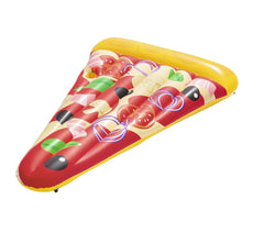 44038 Matelas gonflable Pizza Party 188 x 130 cm avec porte-gobelet