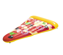 44038 Matelas gonflable Pizza Party 188 x 130 cm avec porte-gobelet