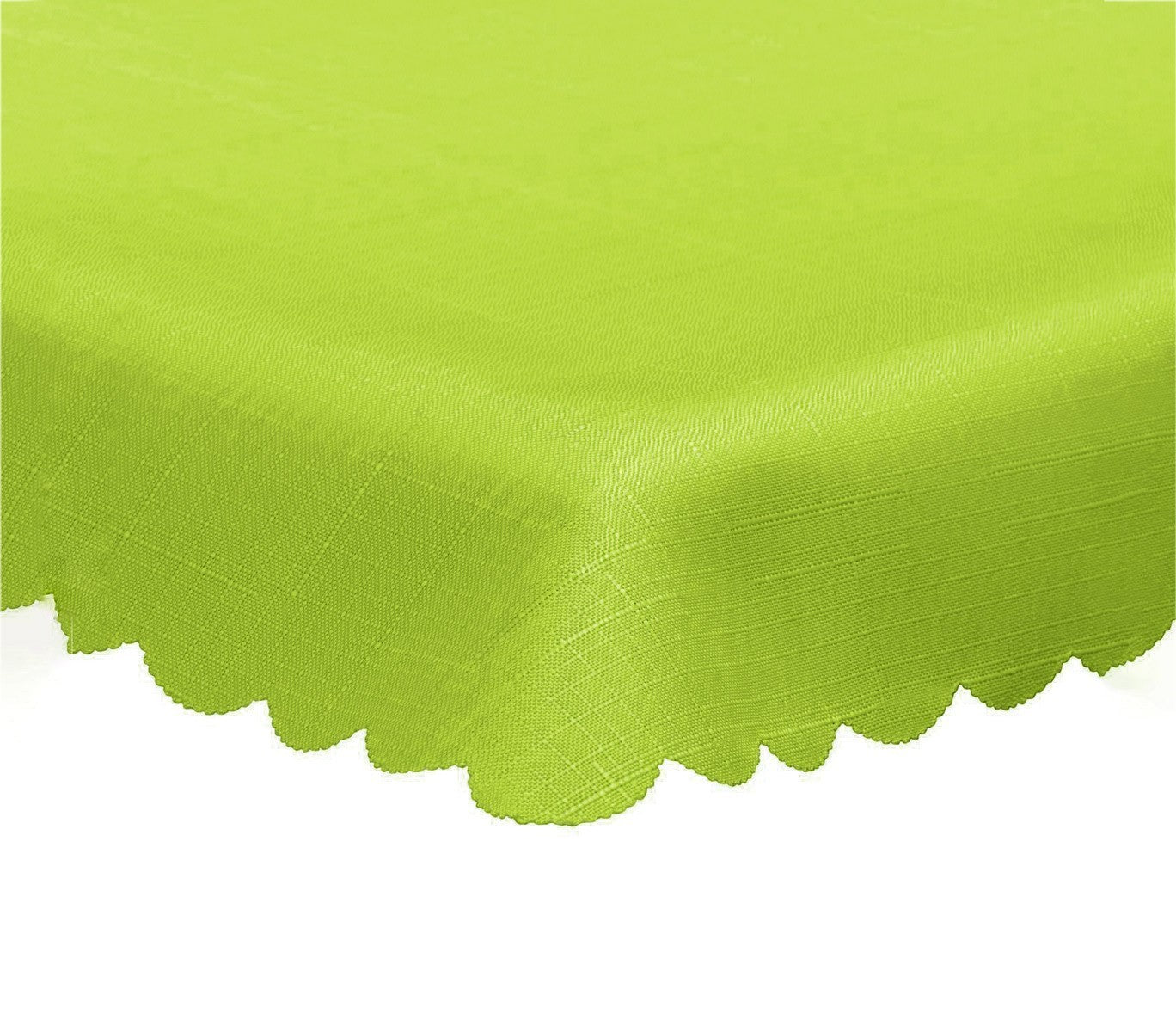 344927 Nappe effet lin table rectangulaire 150 x 240 cm WELKHOME avec ourlet