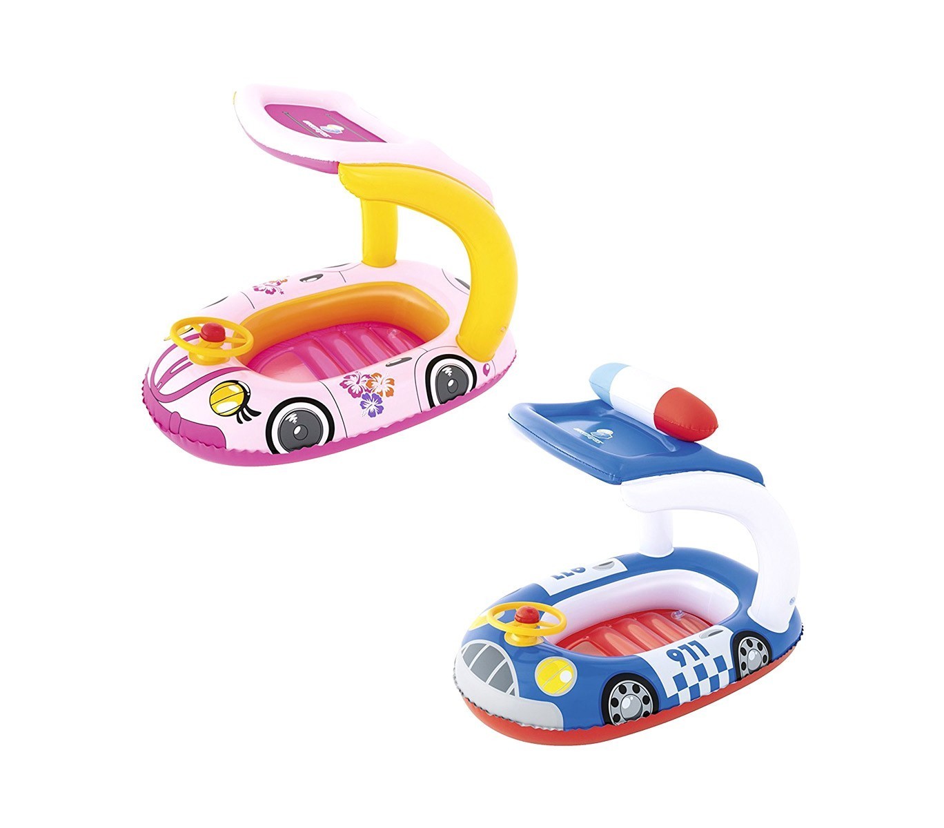 52219 Voiture gonflable pour enfant avec marquise 98 x 66 cm Bestway