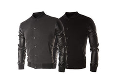 Manteau d'hiver - Blouson - veste simili cuir homme
