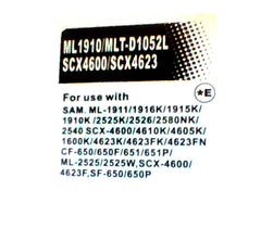 MLT 1052L Toner compatible avec Samsung ML1910 SCX4623F SF650 2500 pages