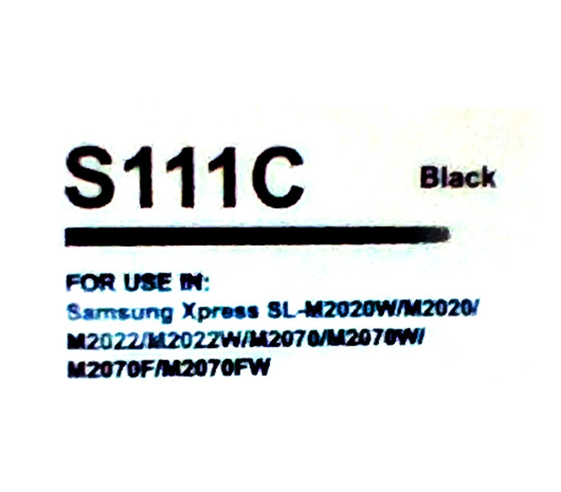 MLT D111S Toner compatible Samsung Xpress M2020 M2022 M2070 M2070F 1000 pages