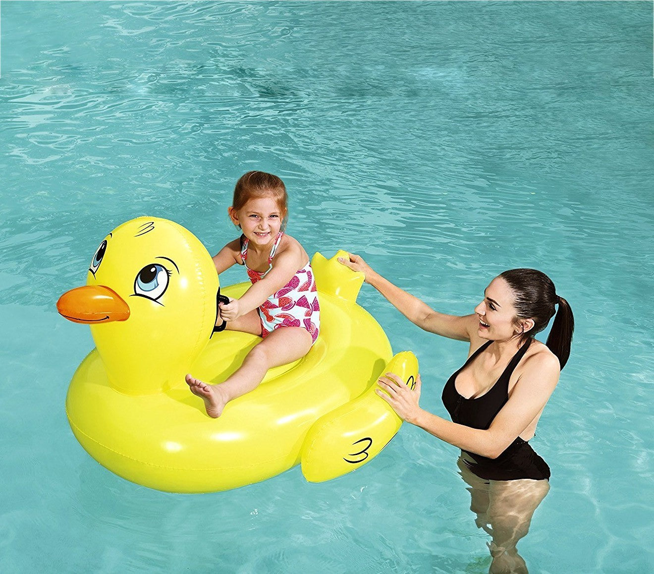 41102 Canard gonflable à chevaucher 135 x 91 cm BESTWAY avec poignées