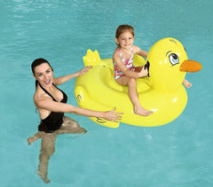 41102 Canard gonflable à chevaucher 135 x 91 cm BESTWAY avec poignées