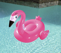 41099 Flamant gonflable à chevaucher 135 x 119 cm BESTWAY avec poignées