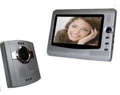 Interphone - Caméra vidéo couleur avec écran LCD 7 pouces modèle argent 
