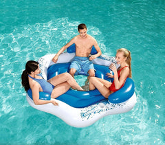 43111 Île gonflable pour piscine Coolerz pour 3 personnes 199 x 176 cm Bestway