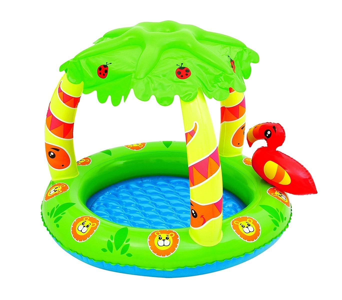 52179 Pataugeoire gonflable Jungle enfant avec marquise 99 x 91 x 71 cm Bestway