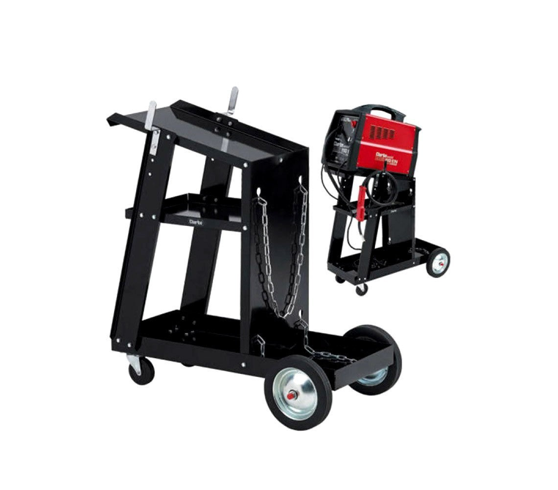 4482 Chariot à souder pour ranger outils poste soudage 3 étagères capacité 45 kg