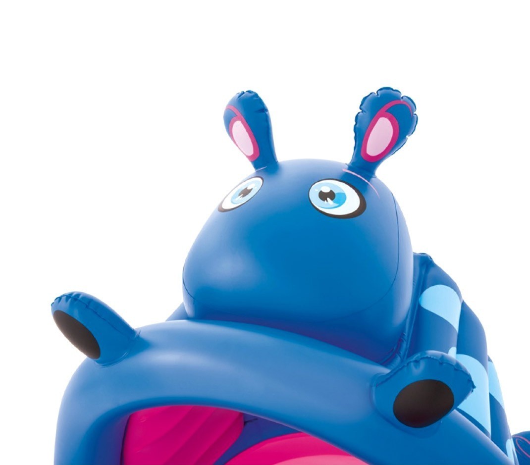 52218 Pataugeoire gonflable hippopotame avec marquise 112 x 99 x 97 cm Bestway