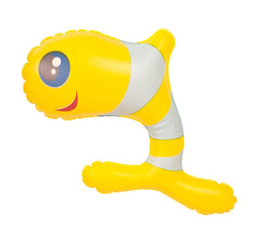52211 Aire de jeux gonflable aquatique bateau poissons et canne 140x130x104 cm