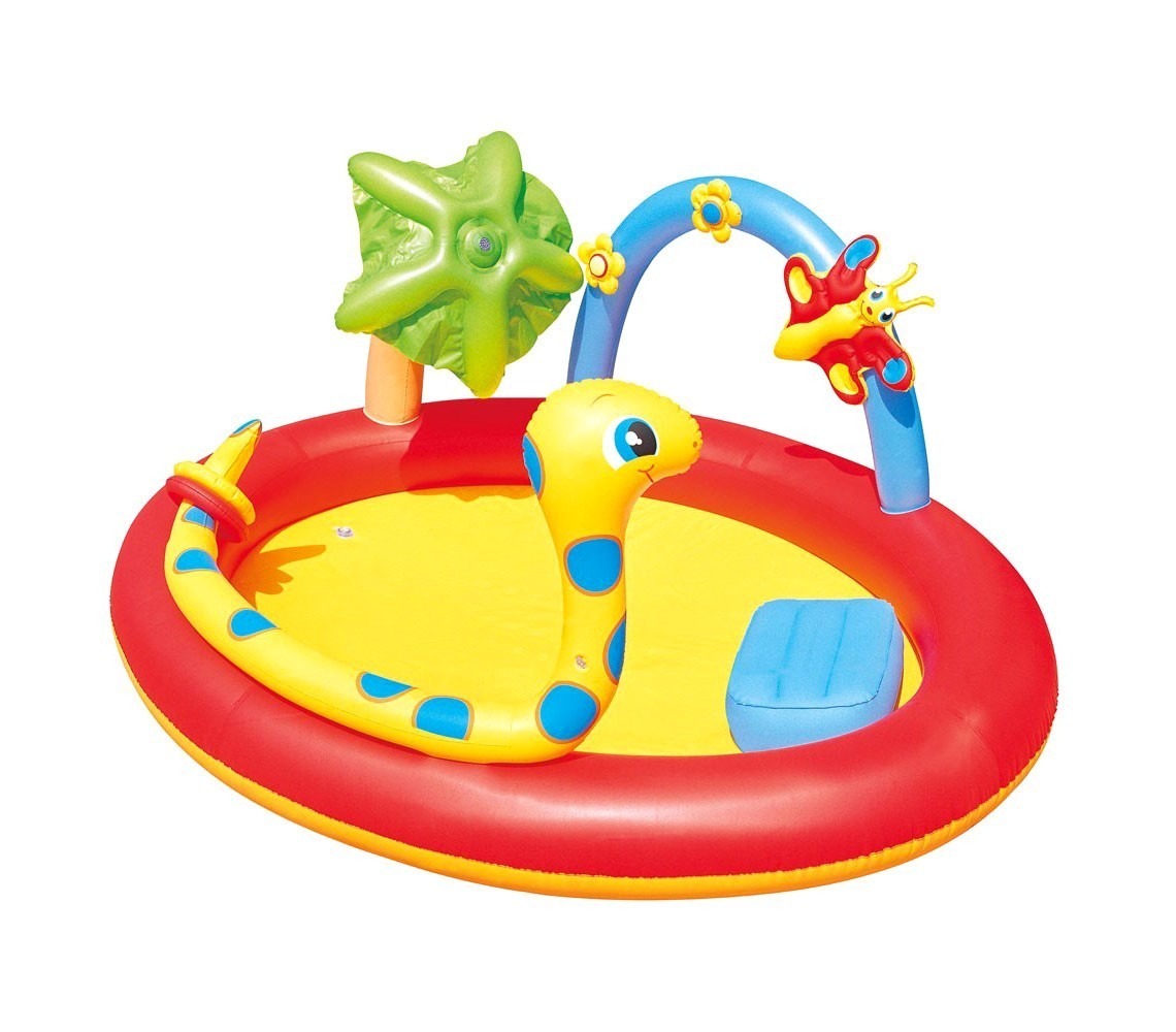 53026 Aire jeux gonflable aquatique serpent avec jet d’eau Bestway 193x150x89 cm