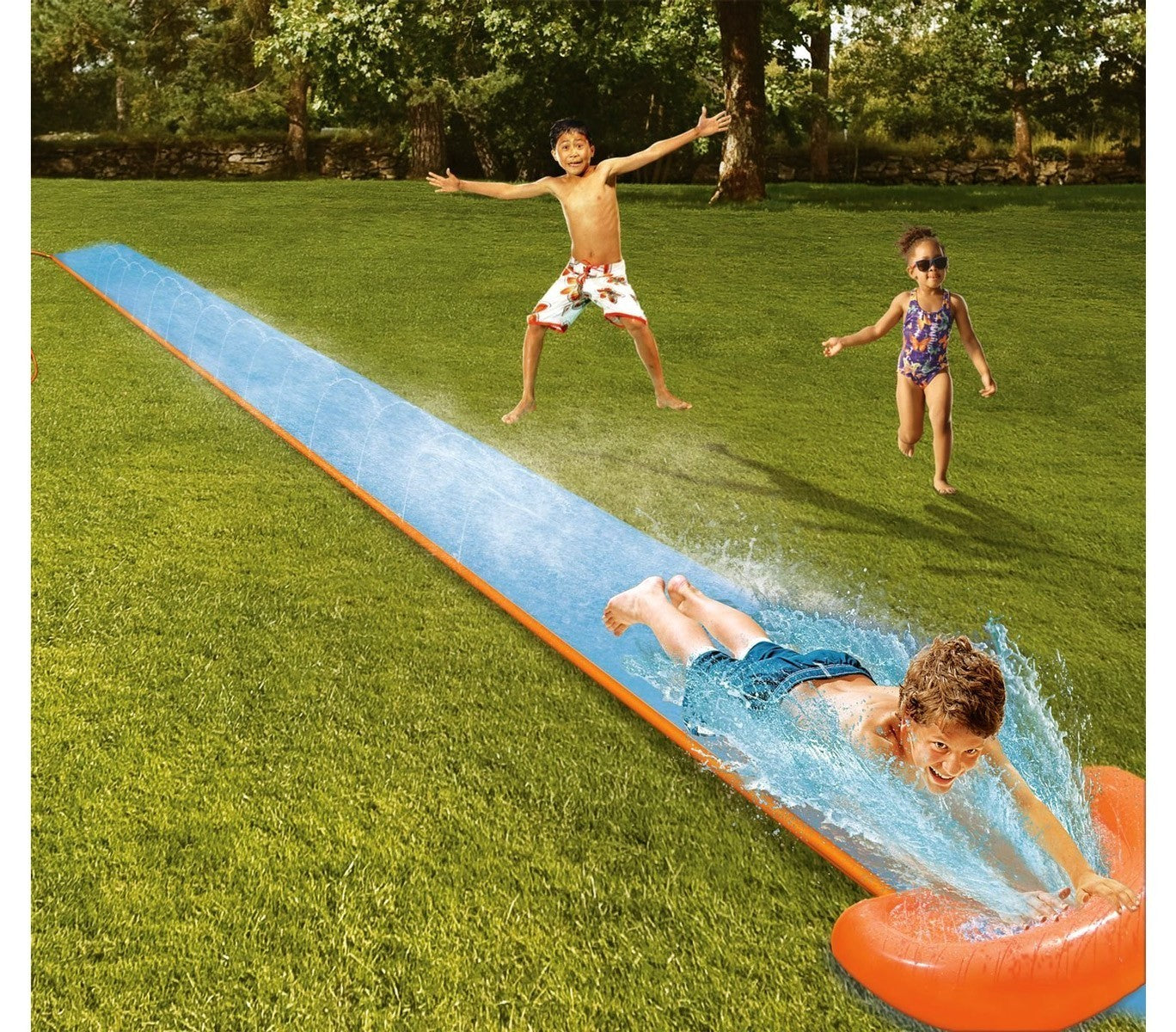 52207 Tapis glissant Bestway H2O GO 1 personne 549 cm connexion tuyau d'arrosage