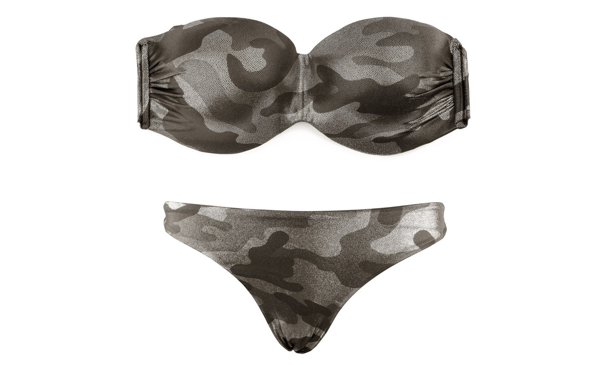 DW8857  Maillot de bain bikini rembourrés  mod. MEYTAL fantaisie Camouflage