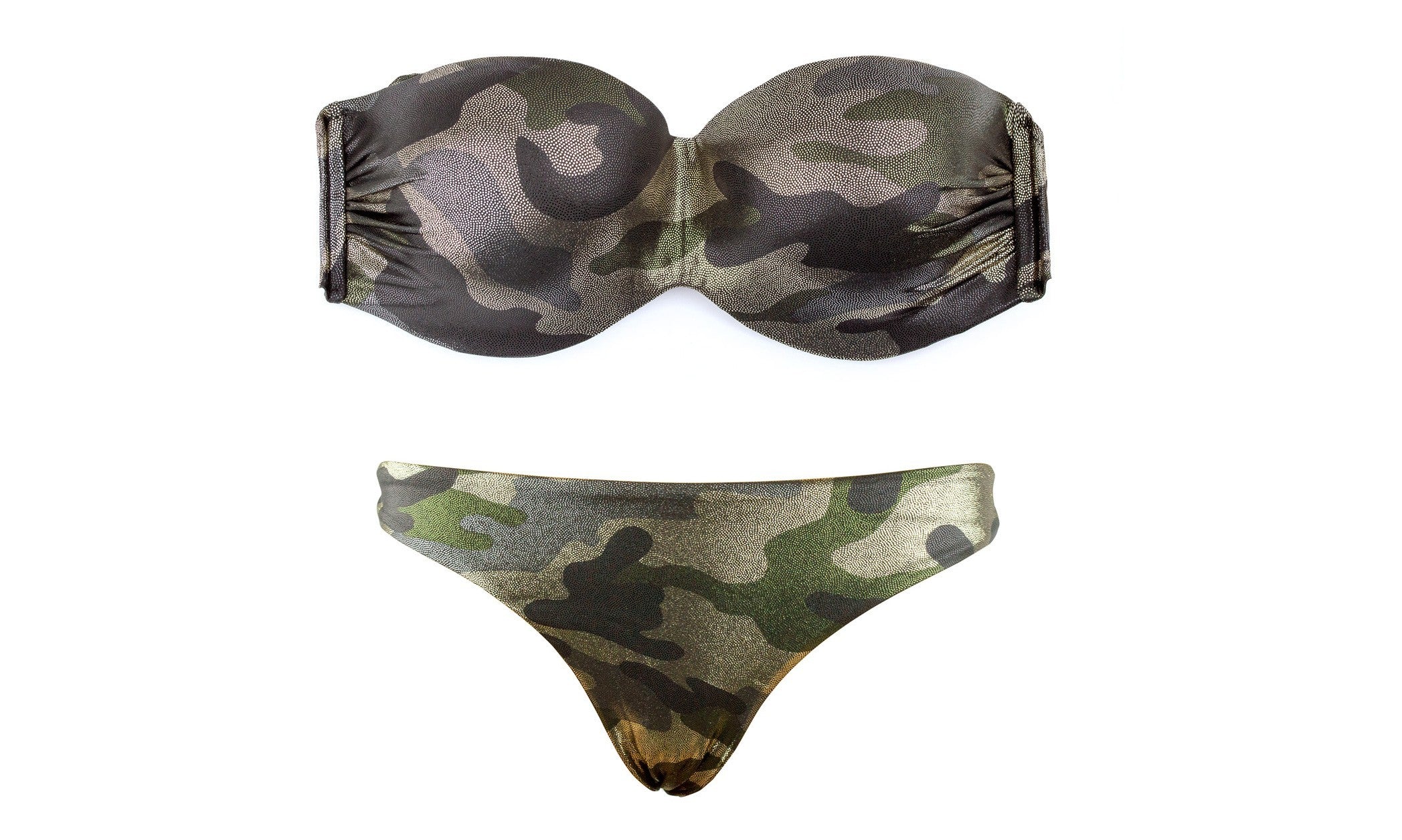 DW8857  Maillot de bain bikini rembourrés  mod. MEYTAL fantaisie Camouflage