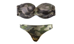 DW8857  Maillot de bain bikini rembourrés  mod. MEYTAL fantaisie Camouflage