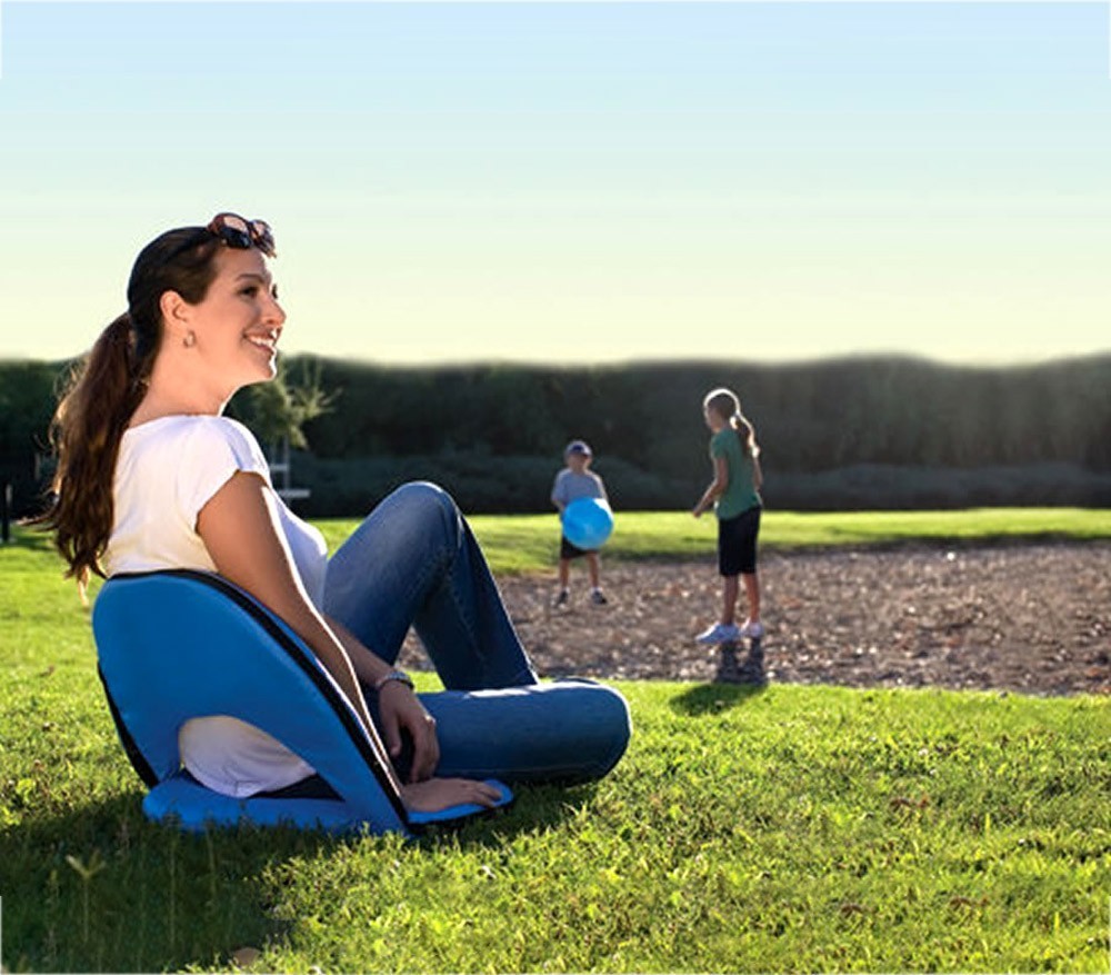 10758 chaise pliante transportable et multifonctionnelle avec dossier réglable