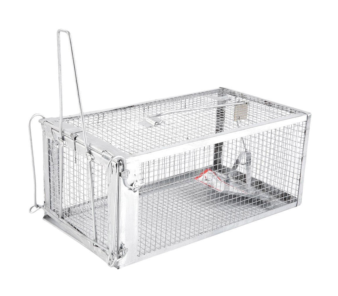 Piège à souris en métal 10750 cage avec mécanisme à ressort